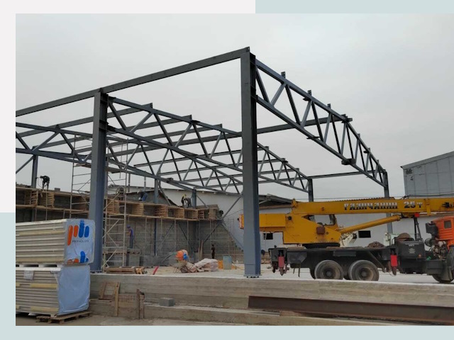 Строительство цехов в Черемхове