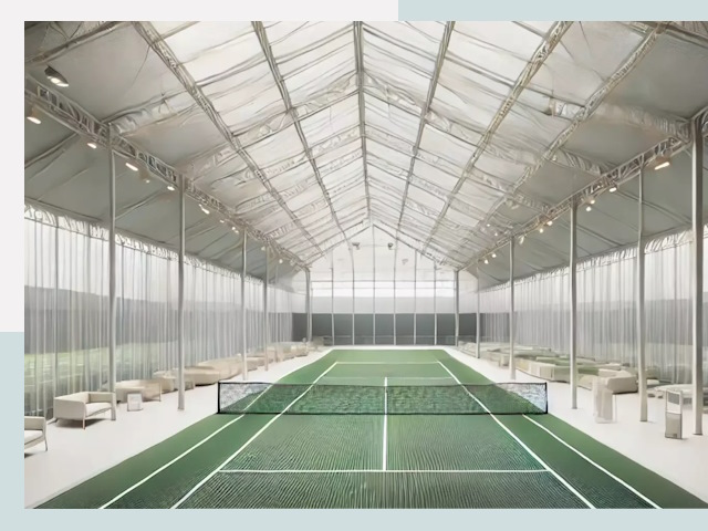 Строительство теннисных кортов в Черемхове