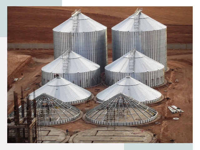 Строительство зерновых силосов в Черемхове