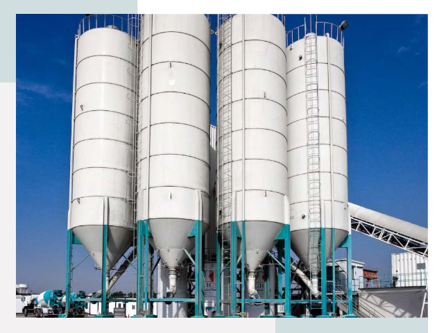 Строительство цементных силосов в Черемхове