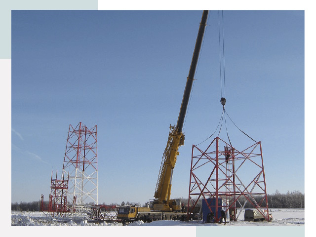 Монтаж вышек связи в Черемхове