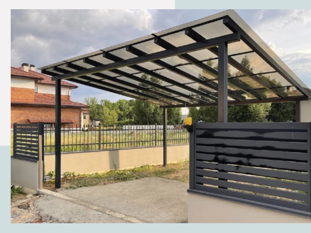 Металлические навесы в Черемхово от 626 руб. за м²