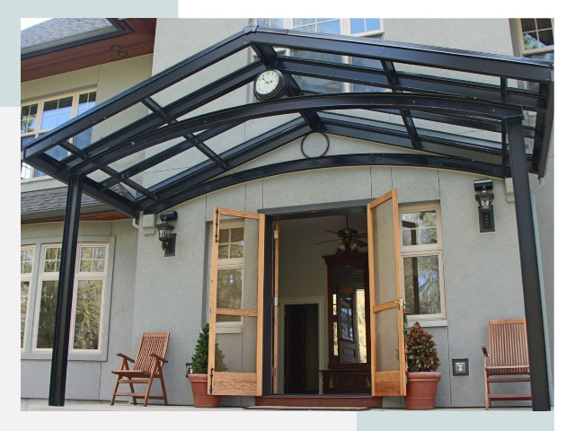 Козырьки металлические в Черемхове