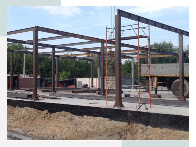 Фундамент для ангаров в Черемхове