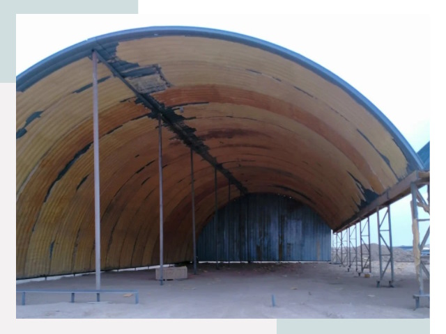 Реконструкция ангаров в Черемхове