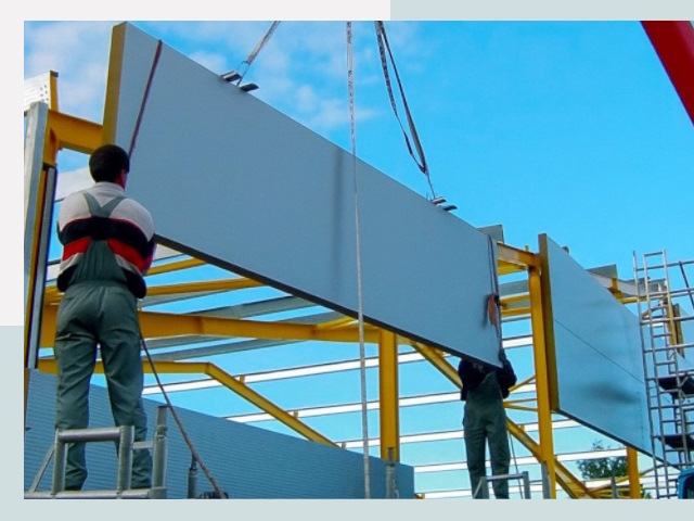 Монтаж сэндвич-панелей в Черемхове от 626 руб.