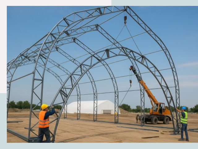 Монтаж ангаров в Черемхове от 626 руб. - Надежно и быстро