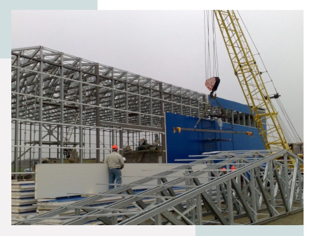 Монтаж ангаров в Черемхове